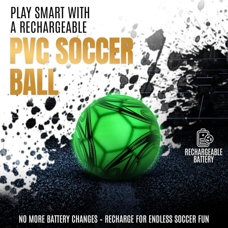 Western Star LED Light up Soccer Ball - Rechargeable Glow in the Dark Size 4 & Size 5 for Kids - Attractive Durable Designs - Gifts for Boys Ages 8-15