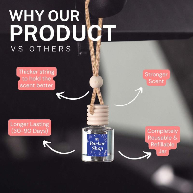 Scented Car Air Freshener - Long Lasting Car Diffuser - Last 60+ Days