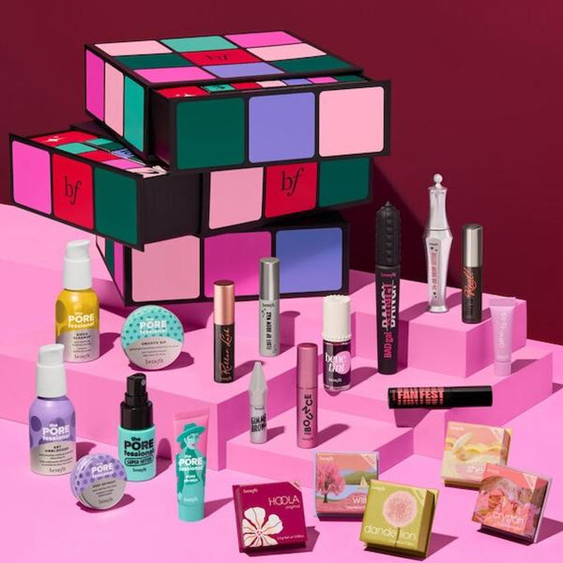 Benefit Cosmetics Glam Cube Makeup Advent Calendar Gift Set