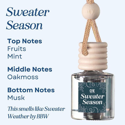 Scented Car Air Freshener - Long Lasting Car Diffuser - Last 60+ Days