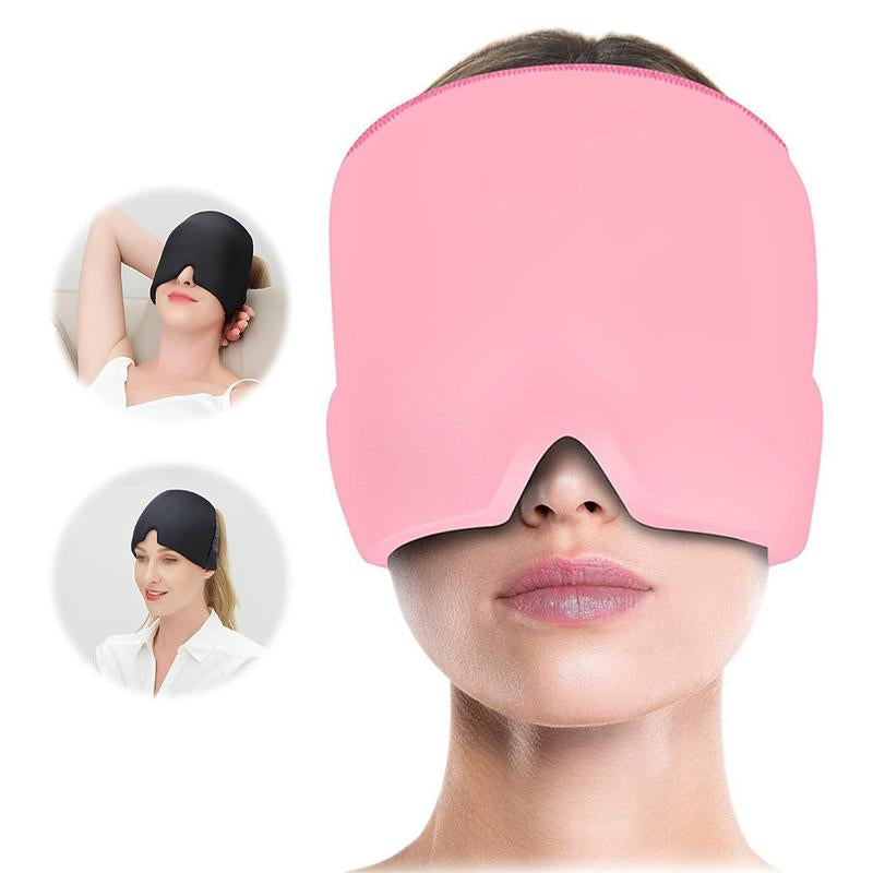【Father'S Day Gift】Migraine Headache Relief Cap, Gel Lce Head Wrap for Tension and Stress Relief.Suitable for Home Breaks, before Sleep, Office