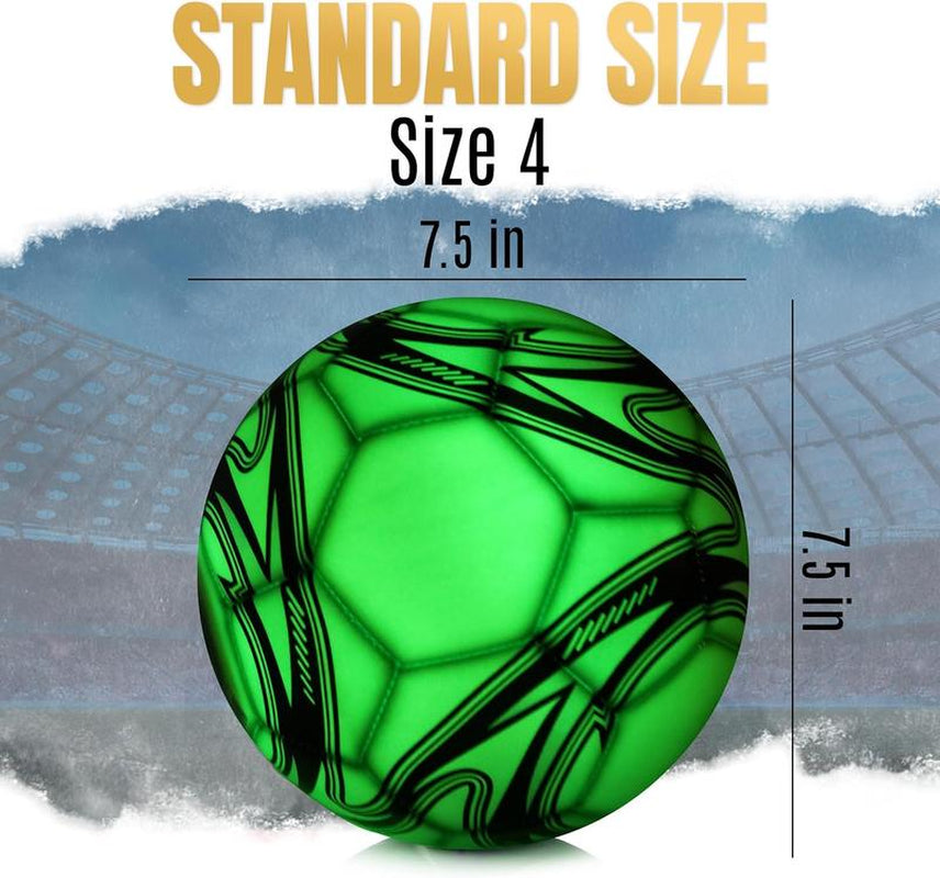 Western Star LED Light up Soccer Ball - Rechargeable Glow in the Dark Size 4 & Size 5 for Kids - Attractive Durable Designs - Gifts for Boys Ages 8-15
